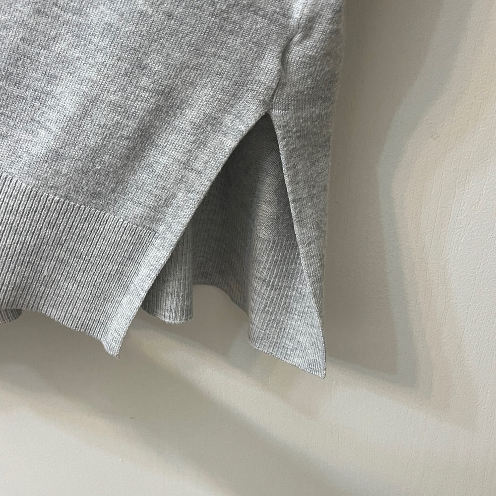 a new day Light Gray Open Cardigan - Picture 6 of 6